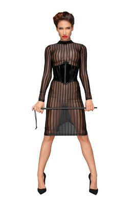 Сукня з мокрим ефектом Noir Handmade F182 Classic dress made of elastic tulle, XL SX0050 фото