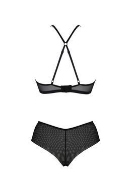 Комплект Passion KERRIA BIKINI black, XXL/XXXL, бралет і трусики-бікіні SX0484 фото