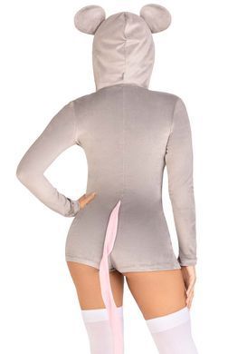Комбінезон-костюм миші Leg Avenue Comfy Mouse XS, з капюшоном SO9220 фото