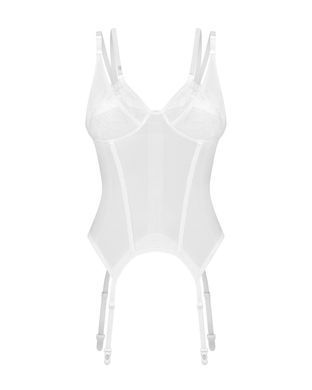 Корсет Obsessive Arrowel White corset L/XL SX2586 фото