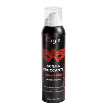 Масажна пінка Orgie &ndash; Acqua Croccante Strawberry (150 мл), ефект бульбашок, що лопаються SX1493 фото