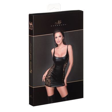 Сукня з мереживними вставками Noir Handmade F229 Powerwetlook dress with lace inserts, XL SX0100 фото