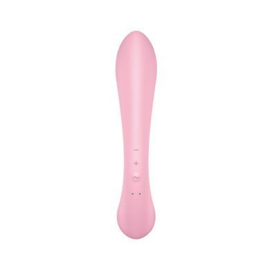 Двосторонній вібратор-кролик Satisfyer Triple Oh Pink, 3 мотори, руків&rsquo;я-масажер SO7780 фото