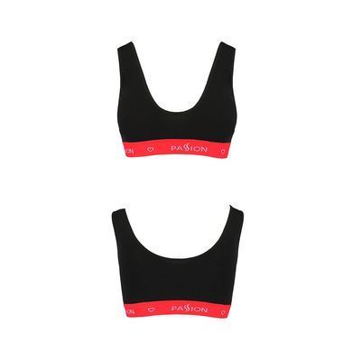 Спортивний топ на широких бретелях Passion PS003 TOP XL, black SO4214 фото