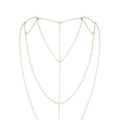 Ланцюжок для спини Bijoux Indiscrets Magnifique Back and Cleavage Chain - Gold, прикраса для тіла SO2657 фото