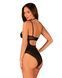 Прозоре боді Obsessive Selinne teddy XS/S Black, дрібна сітка, подвійні бретелі SO8664 фото 2