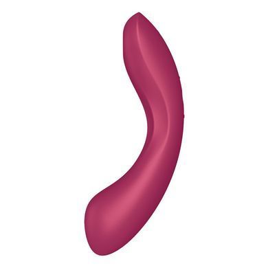 Вакуумний стимулятор з вібрацією Satisfyer Curvy Trinity 1 Red, іграшка 3в1 SO8407 фото