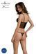 Комплект Passion KERRIA SET black, XXL/XXXL сітка+мереживо, бюстьє та стрінги SX0493 фото 2