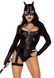 Еротичний костюм кішечки Leg Avenue Fierce Feline M, боді, пояс з підв&rsquo;язкою, маска кішки SO9229 фото 1