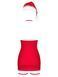 Сорочка Obsessive Kissmas chemise red 2XL/3XL SX1158 фото 4