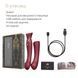 Смартвібратор 3в1 Zalo &mdash; Queen Set Wine Red, пульсівна перлина та вакуум, кристал Swarovski SO6662 фото 8