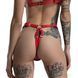 Трусики з натуральної шкіри Feral Feelings - String Bikini Red SO9425 фото 3
