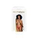 Трусики-тонг Penthouse Dangerous Darling L/XL Red, мереживо, висока посадка, виріз спереду, бантик SO6494 фото 3