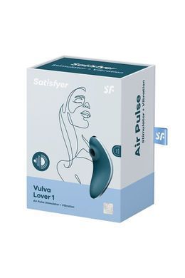 Вакуумний вібратор Satisfyer Vulva Lover 1 Blue SO6713 фото