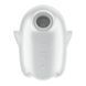 Вакуумний кліторальний стимулятор з вібрацією Satisfyer Glowing Ghost White, світиться в темряві SX0544 фото 2