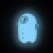 Вакуумний кліторальний стимулятор з вібрацією Satisfyer Glowing Ghost White, світиться в темряві SX0544 фото 6