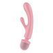 Вібратор-кролик з вібромасажером Satisfyer Triple Lover Pink, 3 мотори SO8790 фото 2