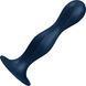 Дилдо Satisfyer Double Ball-R Dark Blue, унісекс, рухомі кульки всередині, на присосці SO8773 фото 1