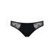 Трусики-сліпи з мереживною сіточкою Passion DINA THONG L/XL, black SO5340 фото 5