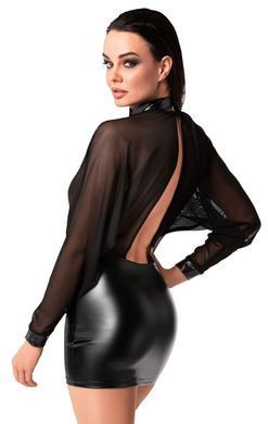 Сукня Noir Handmade F348 Powerwetlook and tulle dress - S SX2091 фото