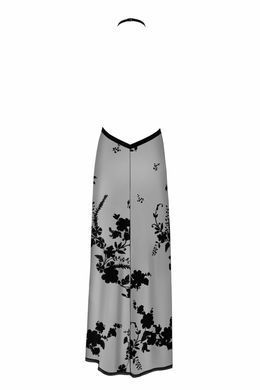 Сукня Noir Handmade F312 Divinity, S, black, прозора, до підлоги, відкрита спина, розріз збоку SX0309 фото
