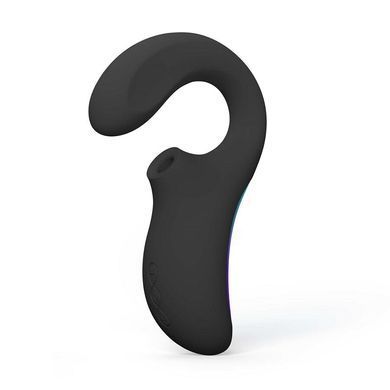 Кліторально-вагінальний звуковий стимулятор LELO Enigma WAVE Black, 3 типи стимуляції SX0687 фото