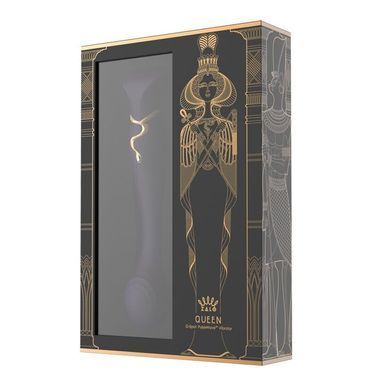 Смартвібратор 3в1 Zalo &mdash; Queen Set Twilight Purple, пульсівна перлина та вакуум, кристал Swarovski SO6664 фото