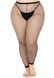 Колготки без стопи Leg Avenue Industrial Net footless tights, 1X/2X, чорні, в сітку SX1054 фото 2
