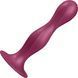 Дилдо Satisfyer Double Ball-R Red, унісекс, рухомі кульки всередині, на присосці SO8774 фото 1