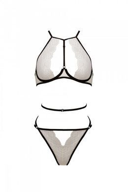 Комплект білизни Passion CHIKA SET, XXL/XXXL, cream, топ, трусики SO9700 фото