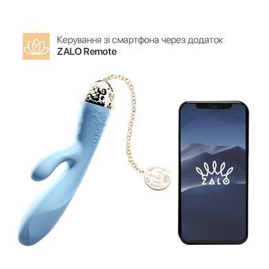 Смартвібратор-кролик Zalo &mdash; Rosalie Royal Blue SO6665 фото