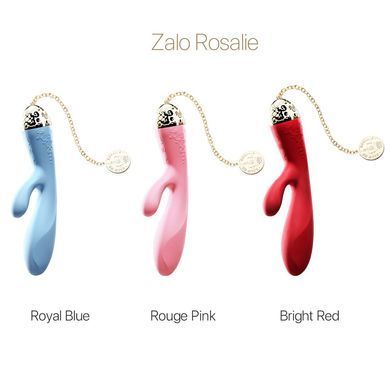 Смартвібратор-кролик Zalo &mdash; Rosalie Royal Blue SO6665 фото