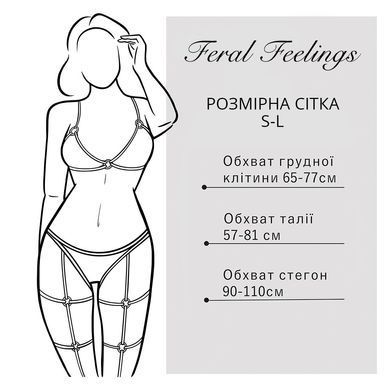 Збруя жіноча Feral Feelings Body Harness Red SO8250 фото