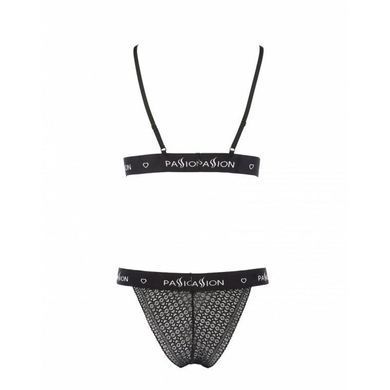 Комплект білизни Passion Exclusive GLAMISS SET XXL/XXXL, black PS27103 фото