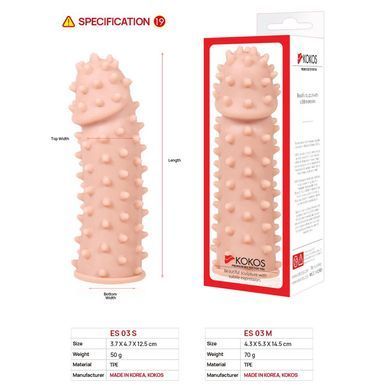 Насадка на член Kokos Extreme Sleeve ES.03 розмір S SO1274 фото