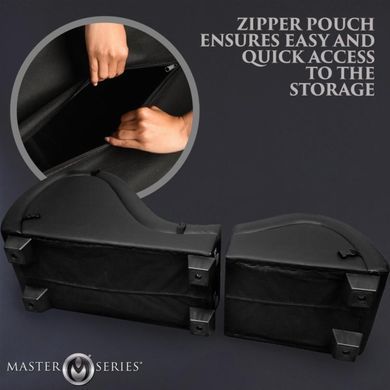 Секс-крісло з подушками Master Series Kinky Sex Lounge with Cushions - Black SX1192 фото