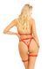 Портупея з чокером і гартери Leg Avenue 2PC Vegan Leather Nurse Harness Teddy and Headband Red S SX1716 фото 2