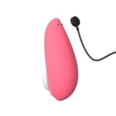 Вакуумний кліторальний стимулятор Womanizer Liberty 2 Vibrant Rose, 8 режимів, магнітна кришечка SX0522 фото