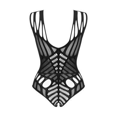 Боді з великими вирізами Obsessive B139 crotchless teddy S/M/L, з доступом SO8161 фото