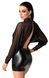 Сукня Noir Handmade F348 Powerwetlook and tulle dress - XXL SX2093 фото 3