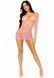 Сукня-сітка з сердечками Leg Avenue Heart net mini dress Pink, зав&rsquo;язки, відкриті плечі, one size SO7960 фото 8