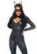 Еротичний костюм супергероя-кішечки Leg Avenue Wicked Kitty L, комбінезон, пояс, маска, вушка SO9130 фото 1
