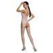 Бодістокінг Passion ECO BS006 white, з доступом, халтер, імітація підв&rsquo;язок SO7078 фото 2