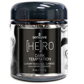 Масажна свічка Sensuva [HE]RO Dark Temptation Massage&nbsp;Oil&nbsp;Candle&nbsp;113г SX2600 фото