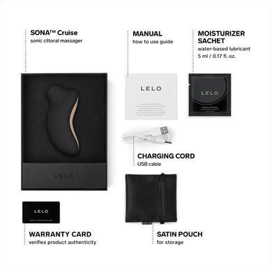 Звуковий стимулятор LELO SONA Cruise Black SX2550 фото