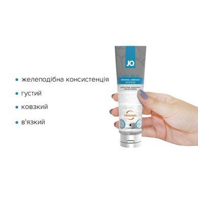Густий лубрикант на водній основі JO H2O JELLY &mdash; ORIGINAL (120 мл), без парабенів та гліколю SO1453 фото