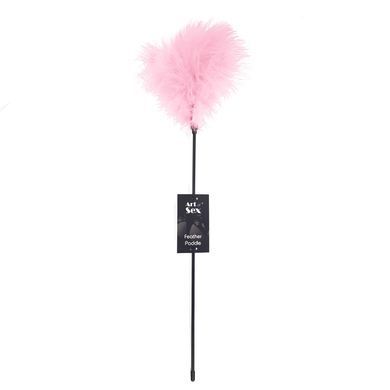 Лоскітка з пером індика Art of Sex &ndash; Feather Paddle, рожева SO6615 фото