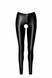Легінси Noir Handmade F304 Taboo, M, black, під латекс, відкриті сідниці та промежина SX0262 фото 4