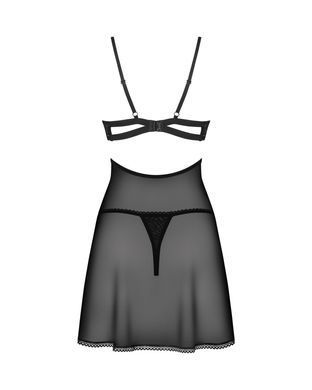 Бебі-дол Obsessive Nutris babydoll & thong M/L SX1164 фото