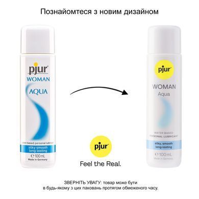 Лубрикант на водній основі pjur Woman Aqua 100 мл для інтенсивного ковзання, зволоження та догляд PJ10370 фото